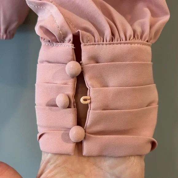 🍀Elegant Pink Women's Blouse - Picture 3 of 6